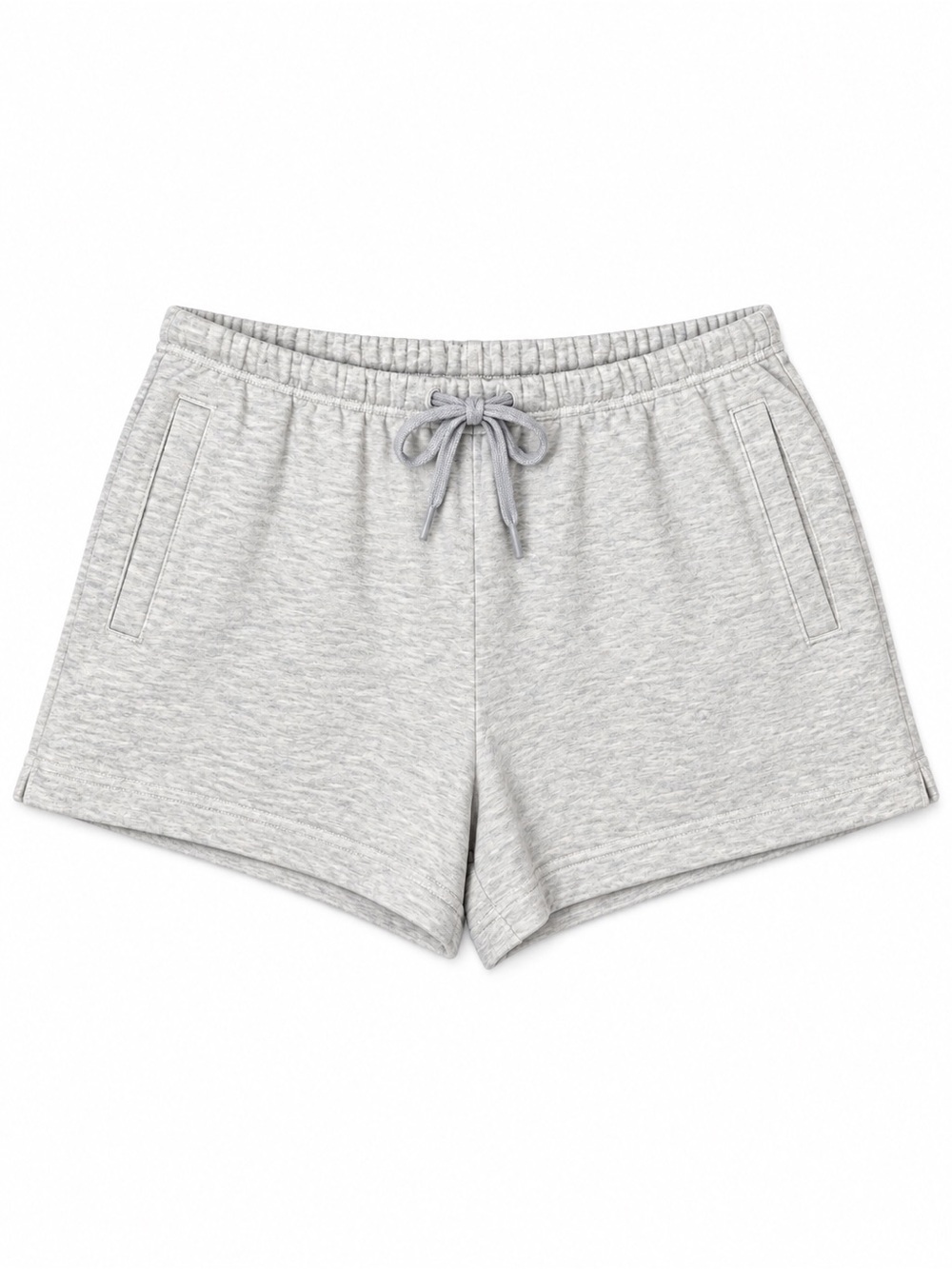NWT Aerie Fleece Drawstring Sweat Shorts - Grey Heather